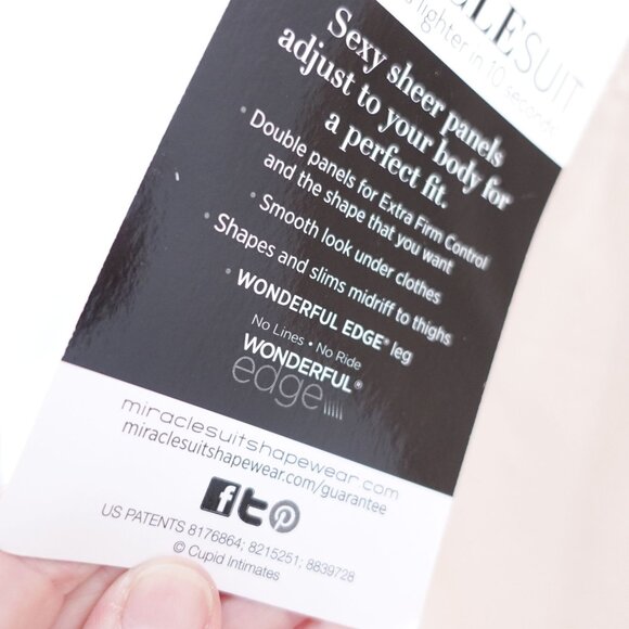 NEW Miraclesuit Women's Extra Firm Tummy-Control Sheer Trim Thigh Slimmer Warm B - Picture 5 of 7